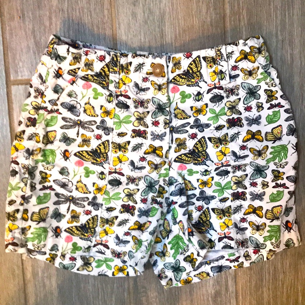 🐞3/$35 crewcuts shorts EUC butterfly ladybug‎
